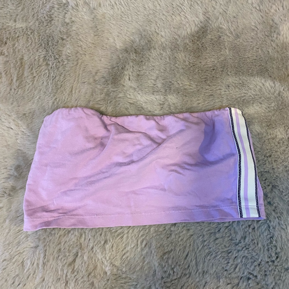 Purple crop top